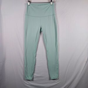 Lululemon Align Leggings Women’s 6 Green High Rise Yoga Pants Nulu Stretch 28”